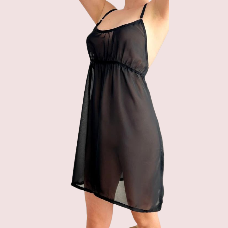 Transparent Babydoll Nightwear For Plus-Size Women's - product image 3