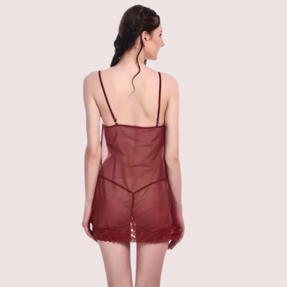 Flirty Sheer Chemise For Women - product image 4