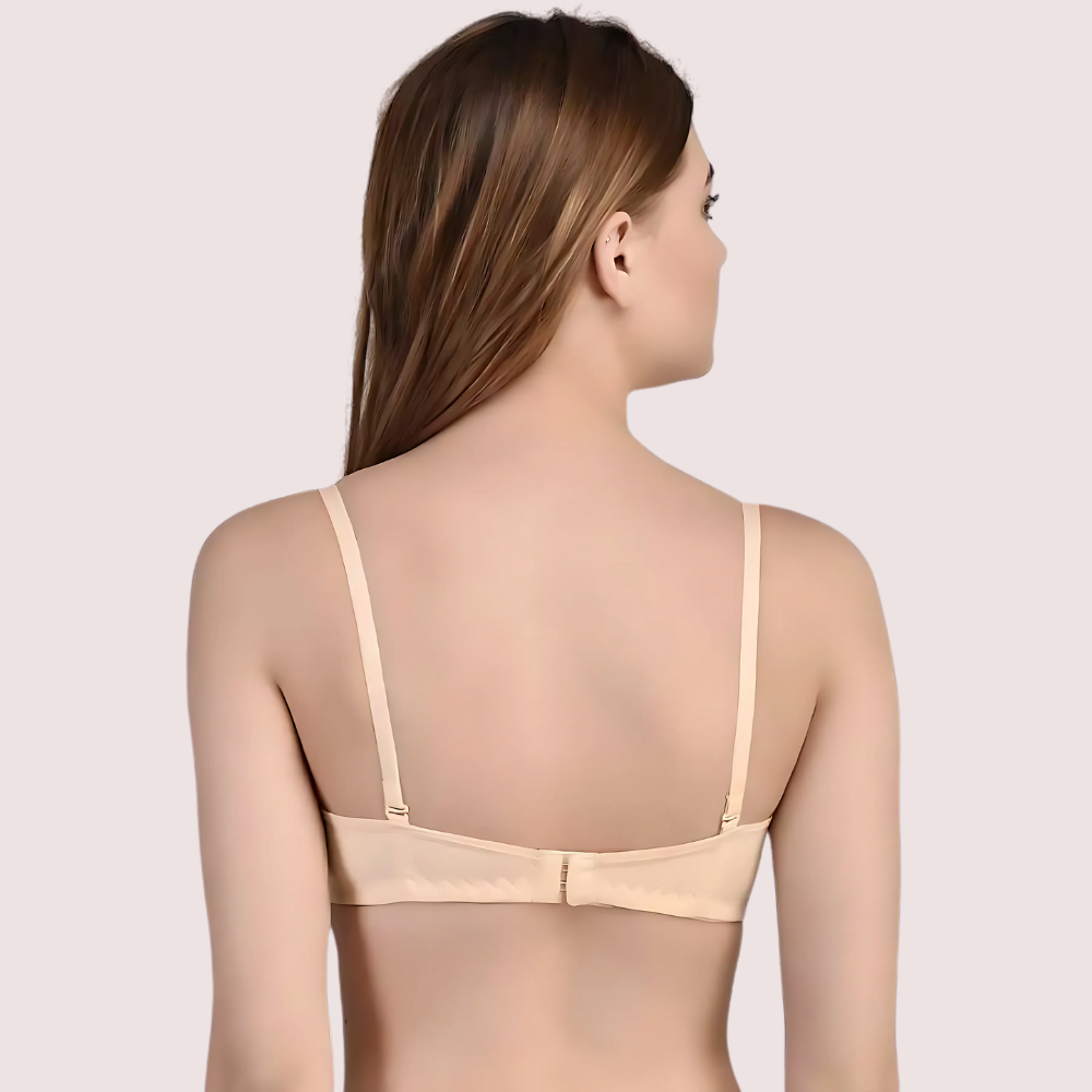 Women Beige Full Coverage Lightly Padded Bra - product image 3