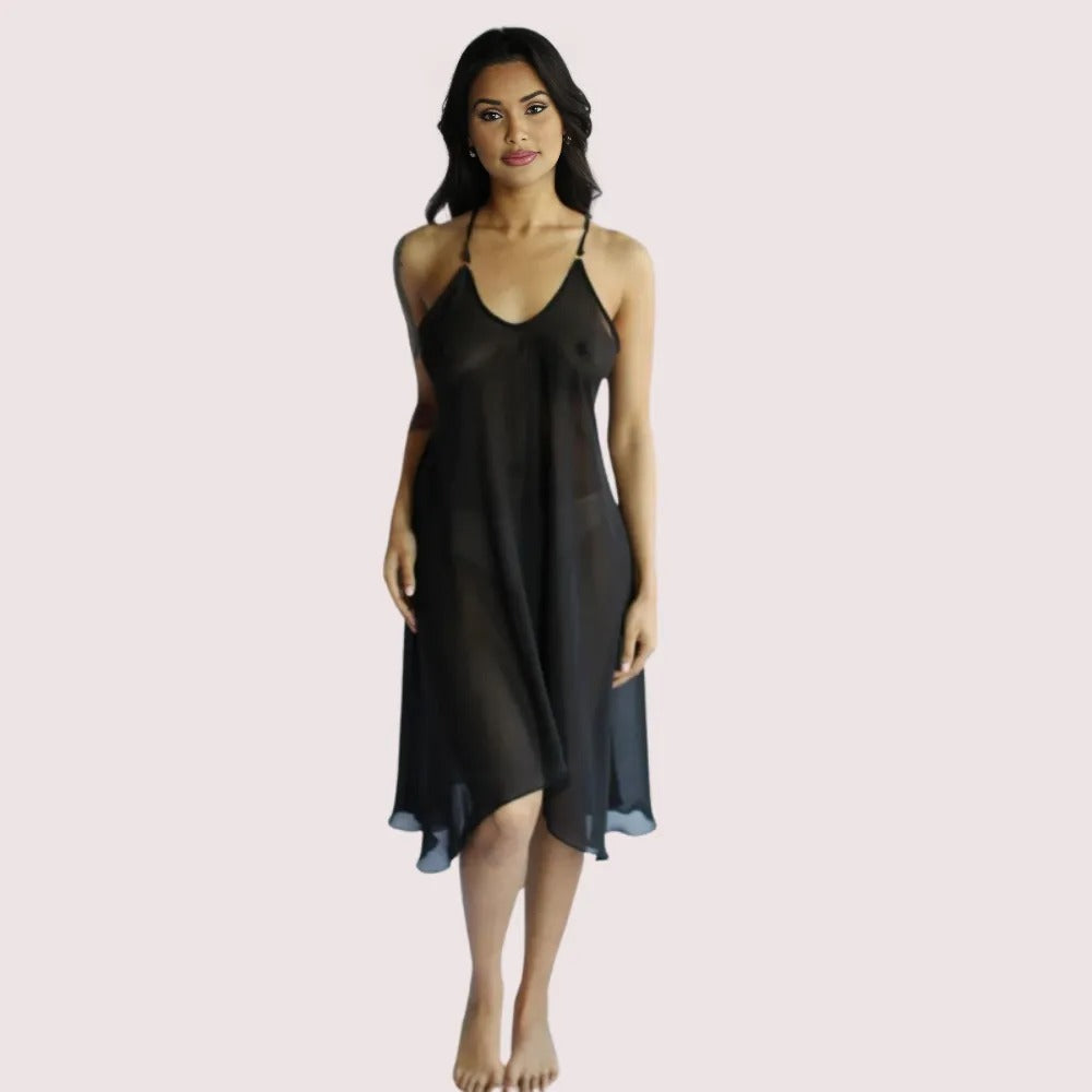 Blushing Bride Sheer Nightgown - Plus-Size - product image 1