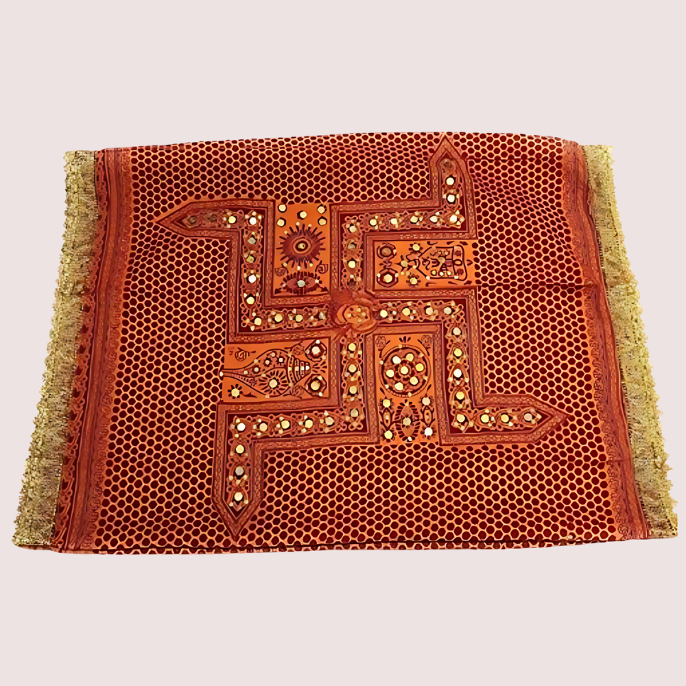 Fashion & Heritage Women's Solid Cotton Pichora - Elegant Dupatta - product image 2