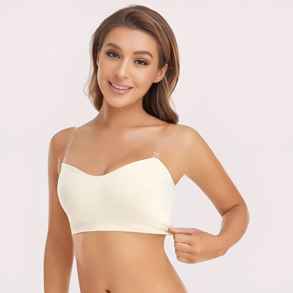 White Tube Bandeau Bra Top - product image 2