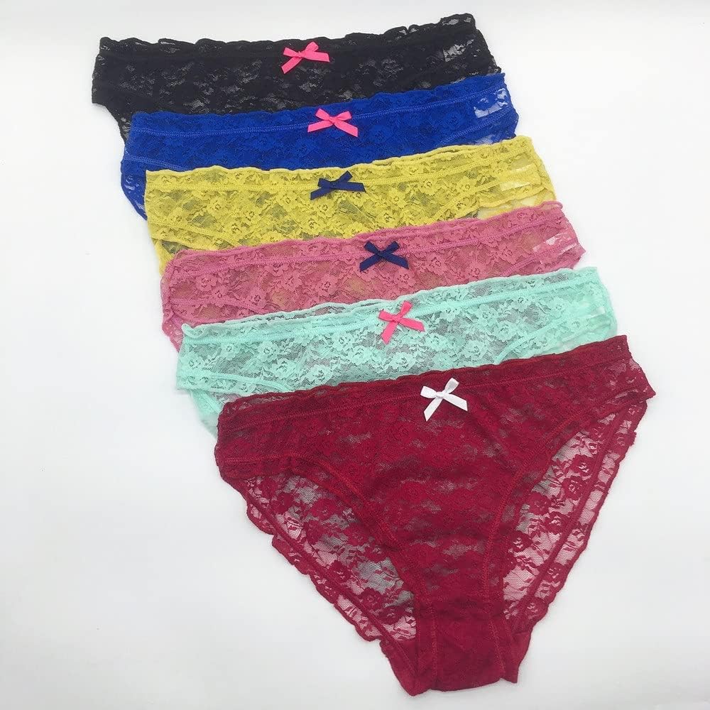 Low Rise Lace Panties Set - 4 Pack - product image 4