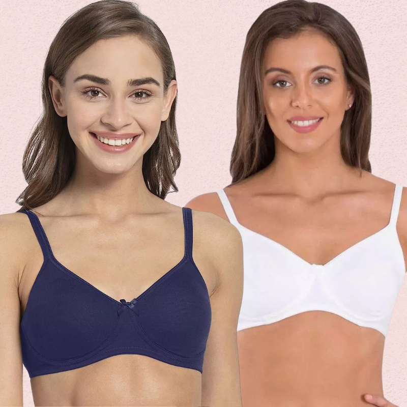 Women's Cotton All-Day Wear Bra - Non-Wired - 2 Pack - product image 2