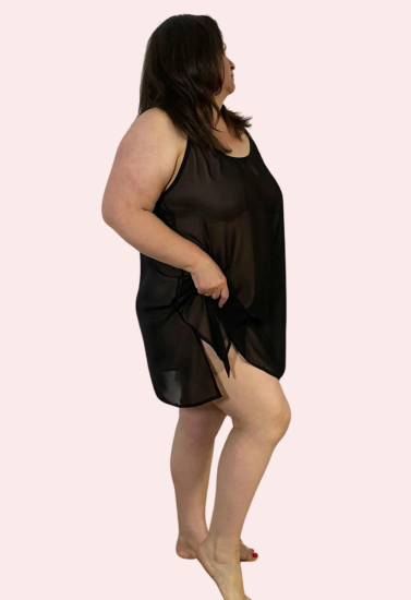 Glowing Aura Transparent Night Dress - product image 1