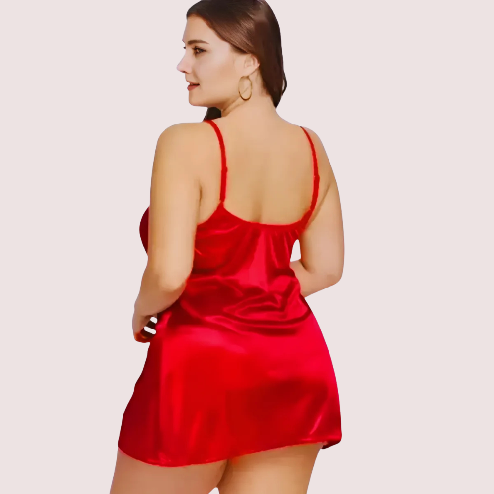 Alluring One-Piece Satin Sleepwear - product image 2