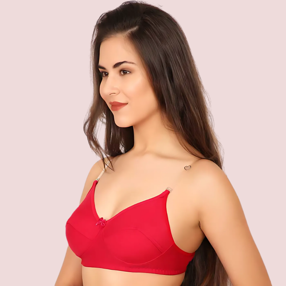 3 Pairs Clear Transparent Back Regular Bras - product image 2