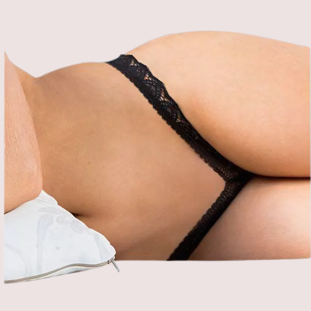 Women's' Black Lace Thong Panties - product image 4