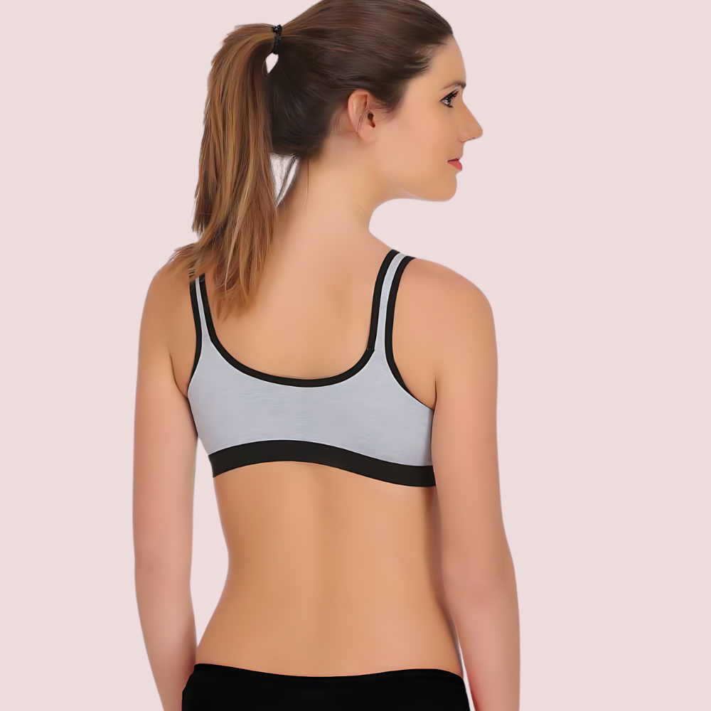 Non Padded Medium Impact Sports Bra - 2 Pack - product image 4