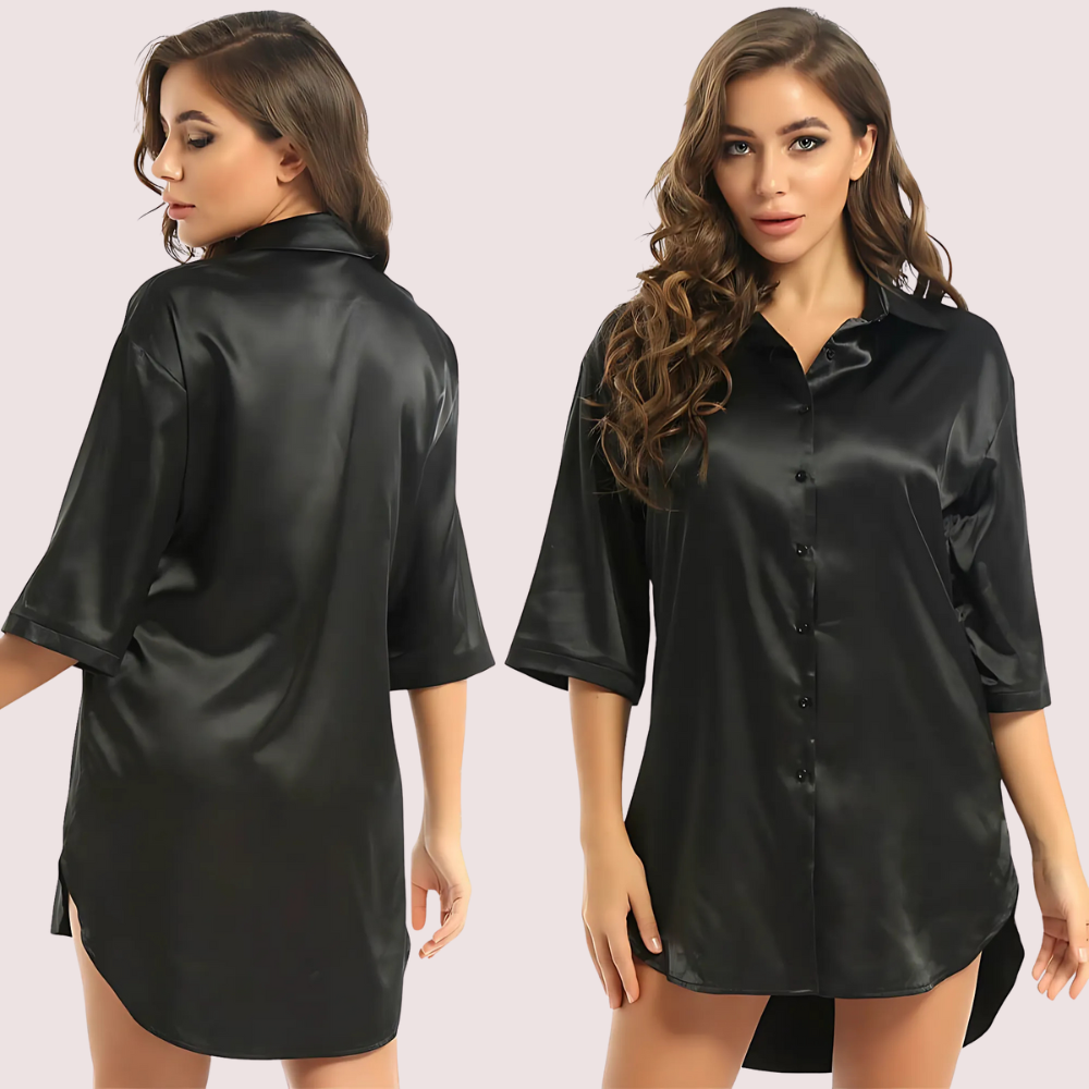 Velvet Nights Japanese Satin Nightdress - product image 1