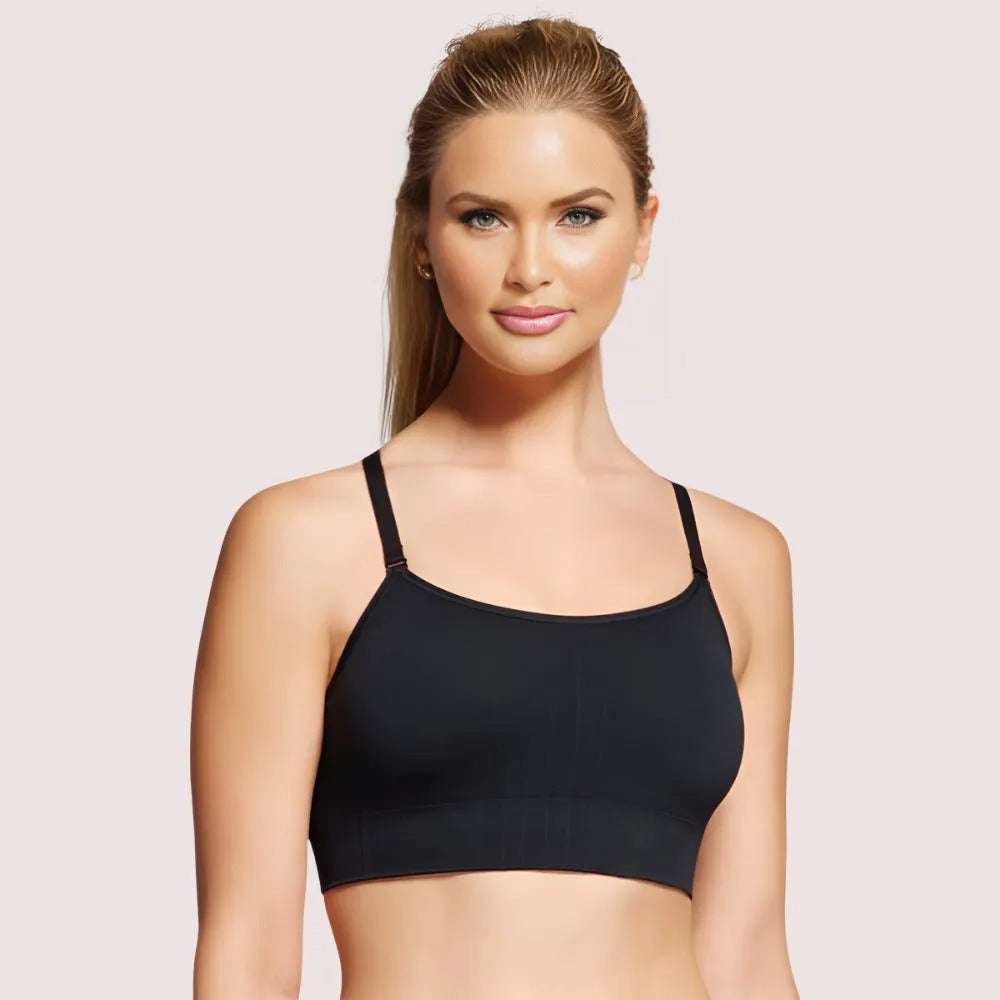 Female Black Spaghetti Straps Cami Bra - product image 1