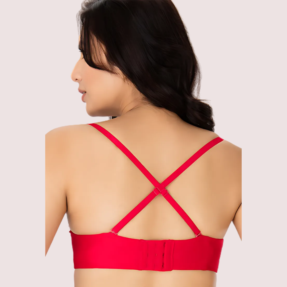 Comfy Moon Red Seamless Luxury Strapless Multiway Padded Bra - product image 2