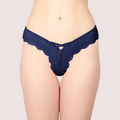 Blue Lace Design Women's Thongs - 1 Pack - product image 1