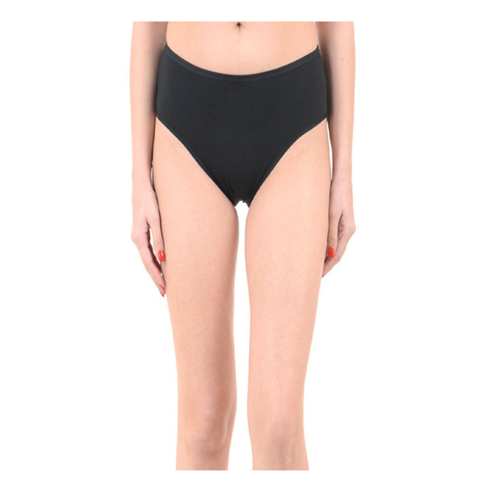 Way Just My Size Women's Plus-Size Tagless Black Cotton Panties - 2 Pack - product image 2