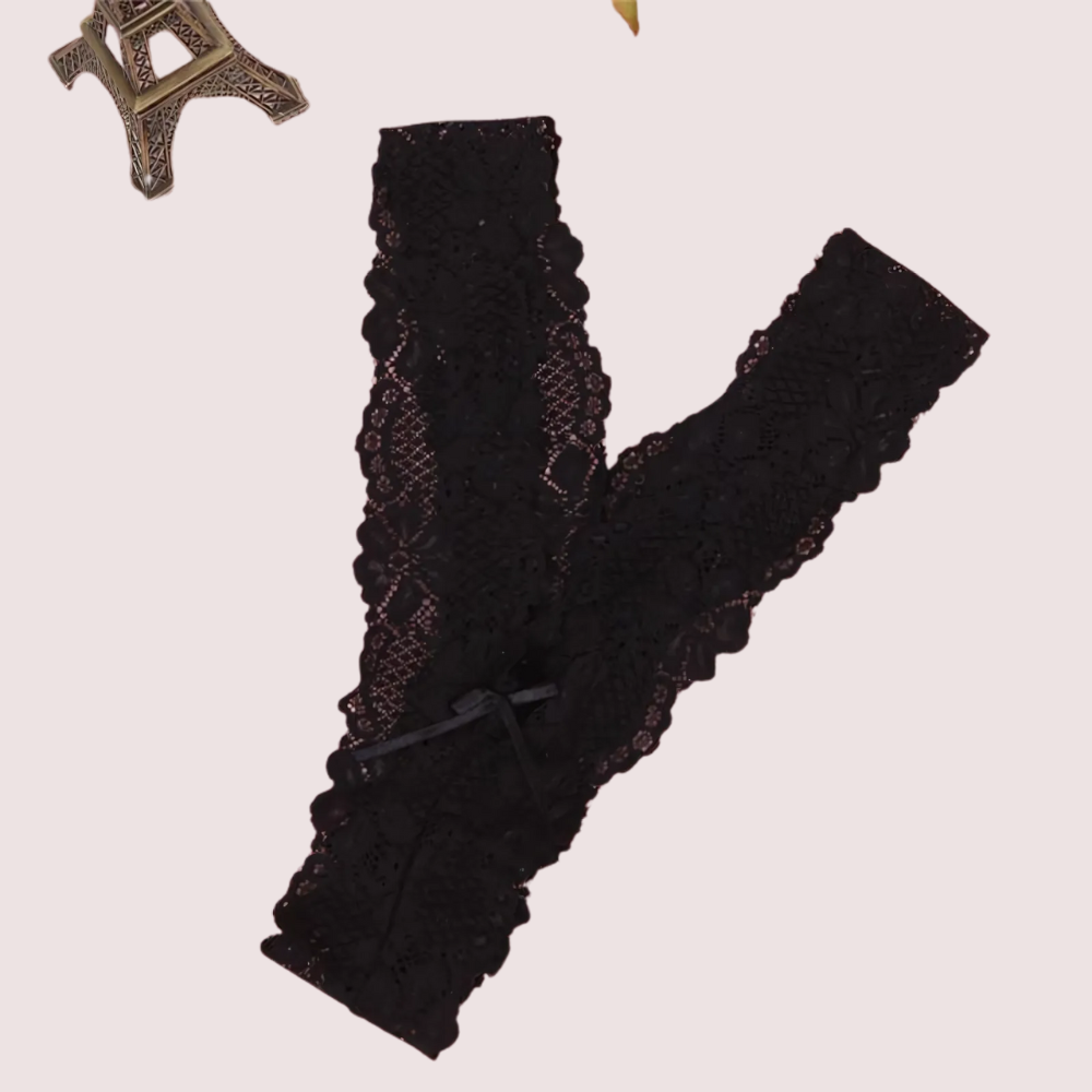 Crimson Shadow Lace V-String Panty - product image 3