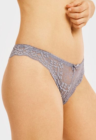 Cheeky Back Lace Thong Panties - 2 Pack - product image 3
