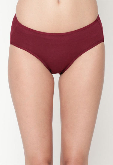 Way Women's Best Fitting Plus-Size Maroon Cotton Panties - 2 Pack - product image 1