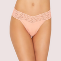 No Secret Cotton Lace Waistband Thong Panty + 1 Free Bra - product image 1