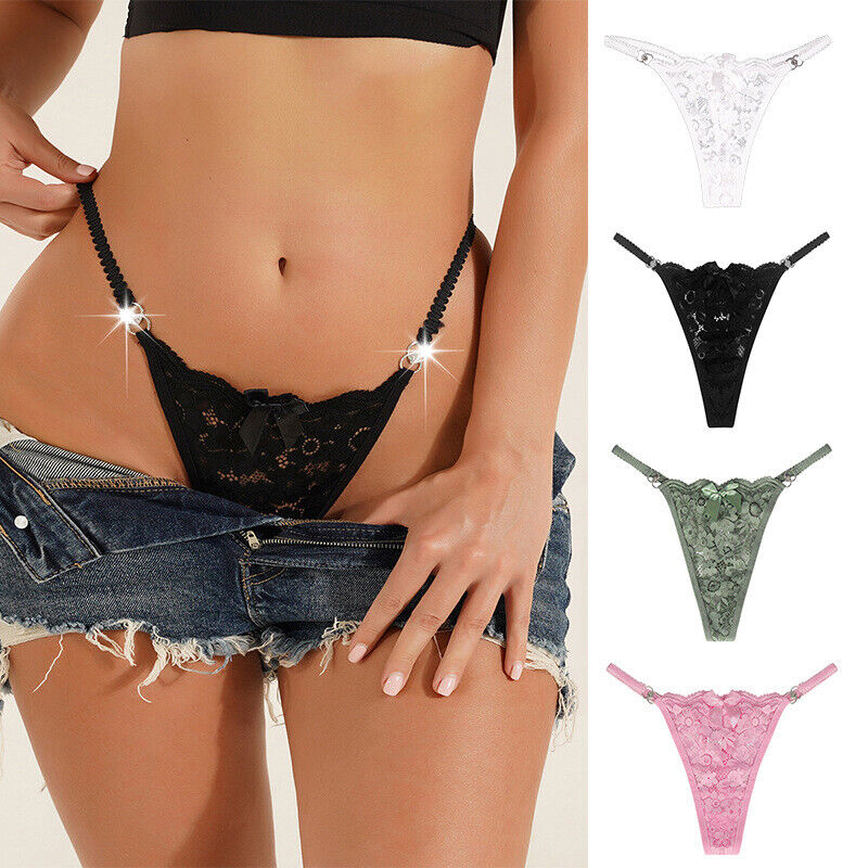 Assorted Colors Lace G-String - 4 Pack - product image 6