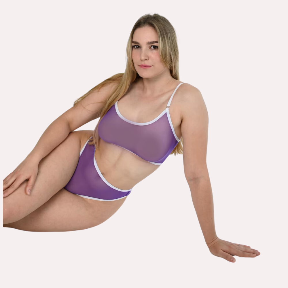 Clear Elegance Transparent Bra & Thong Set - product image 3
