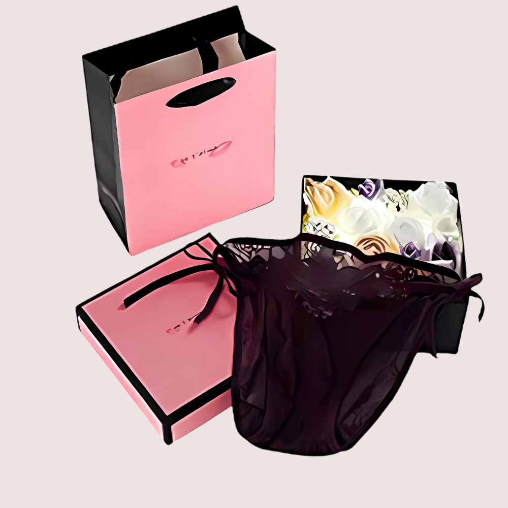 Lace Brief + String Lace Panties Gift Box - product image 1