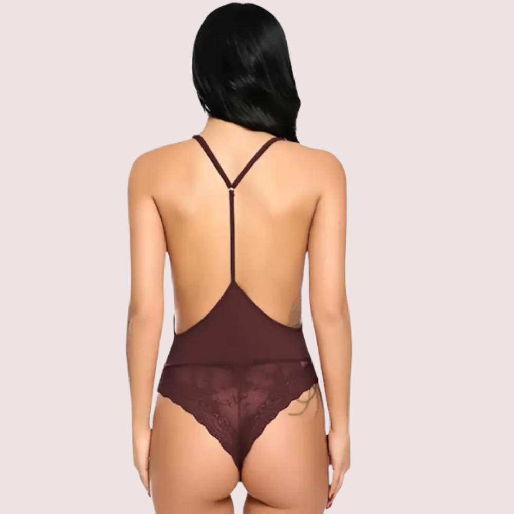 Chic And Comfy Sheer Nightwear Bodysuit - product image 4
