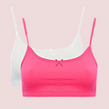 Women's Cotton Cute Bow Front Everyday Bra Pk-2 - product image 1