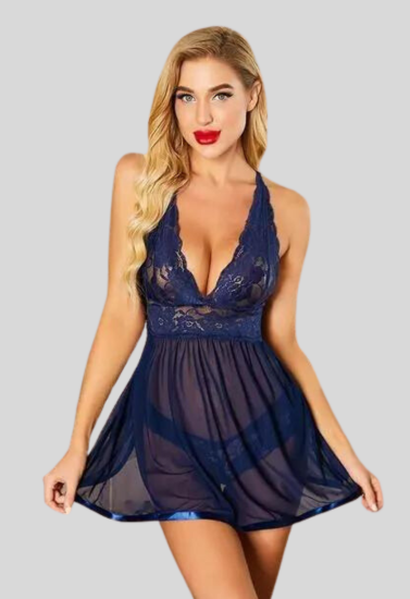 Lacy Elegance Strap Babydoll Nightwear - product image 1