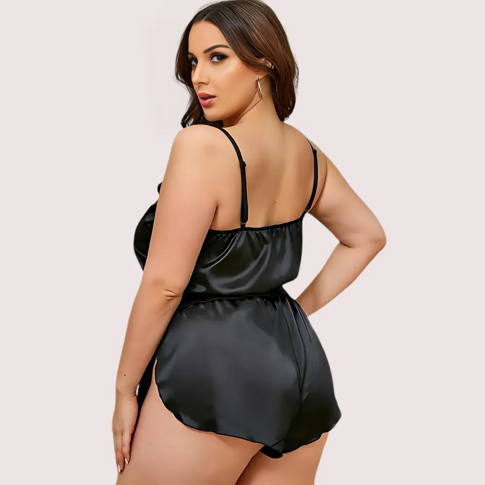 Luxe Lounge Cami Top & Shorts - Extra Plus-Size - product image 2