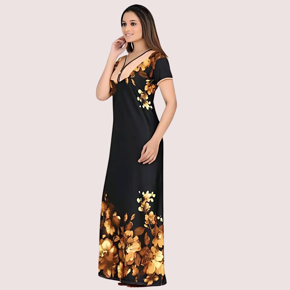 Satin Maxi Nightgown For Women - product image 2
