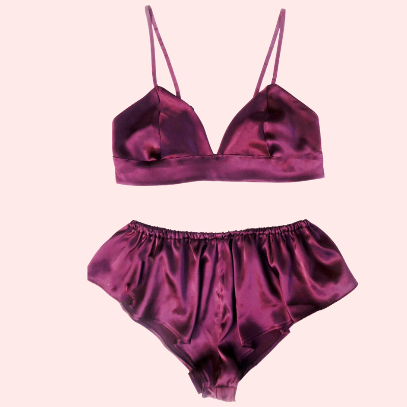 Timeless Pure Silk Satin Lingerie Set For Women - product image 3