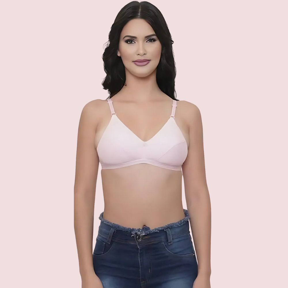 Breezy Comfort Cotton Summer Bra - Assorted Colors - 2 Pack - product image 2