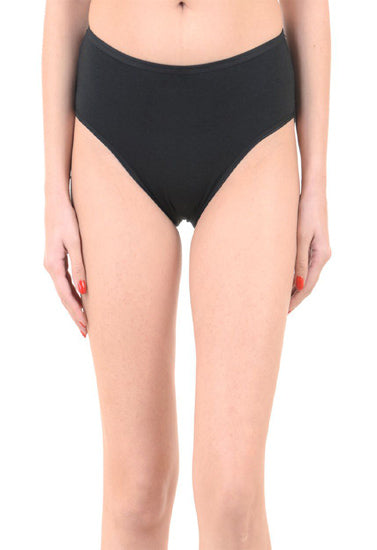 Way Just My Size Women's Plus-Size Tagless Black Cotton Panties - 2 Pack - product image 1
