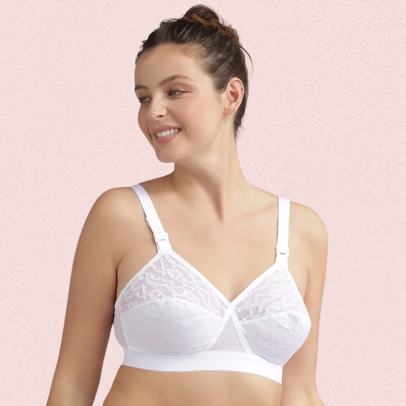 Non-Padded Non-Wired Cotton Bra - 2 Pack - product image 2