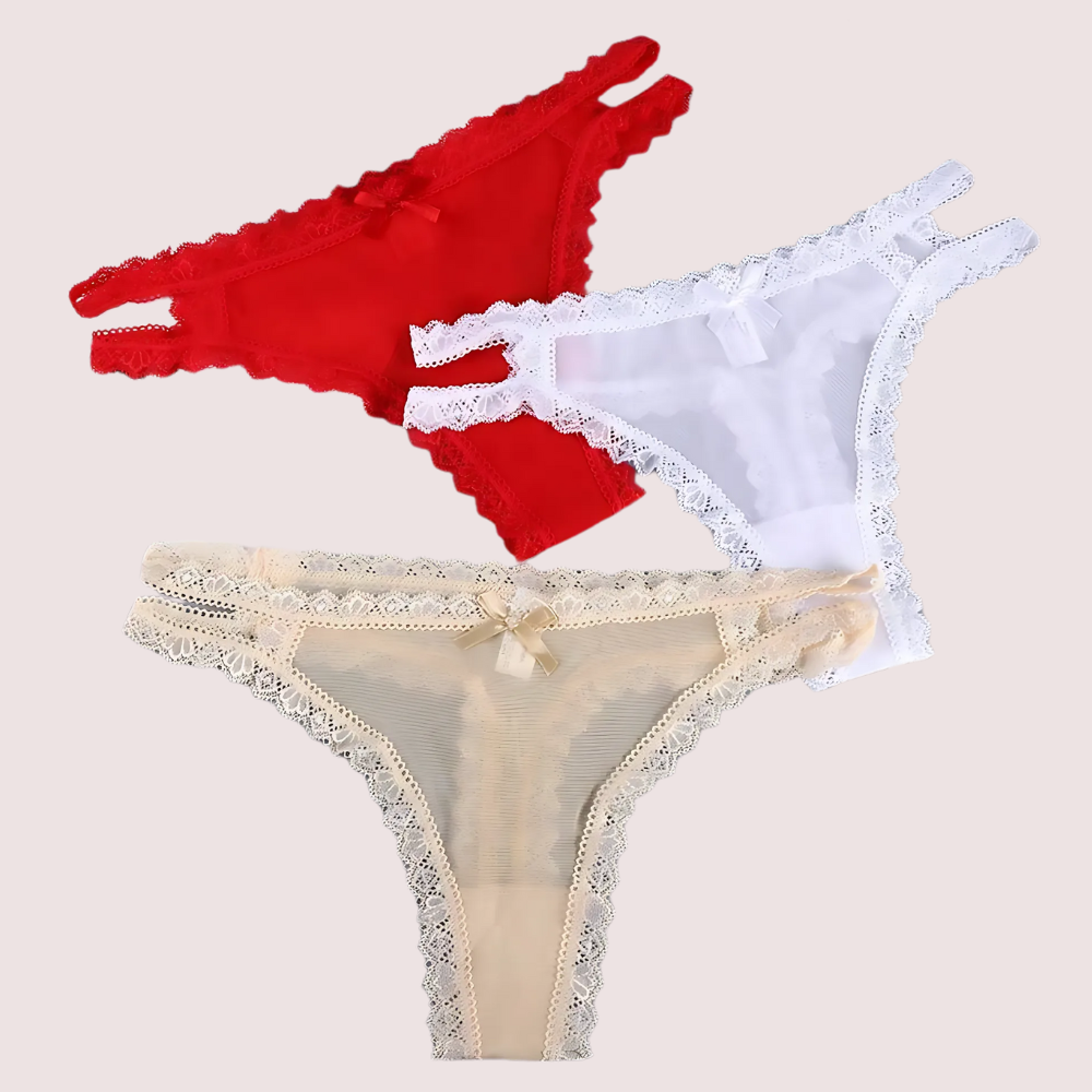 Women's Hollow Lace Thongs Brief Underwear - product image 4