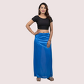 Women's' Silk Saree Blue Petticoat - product image 1