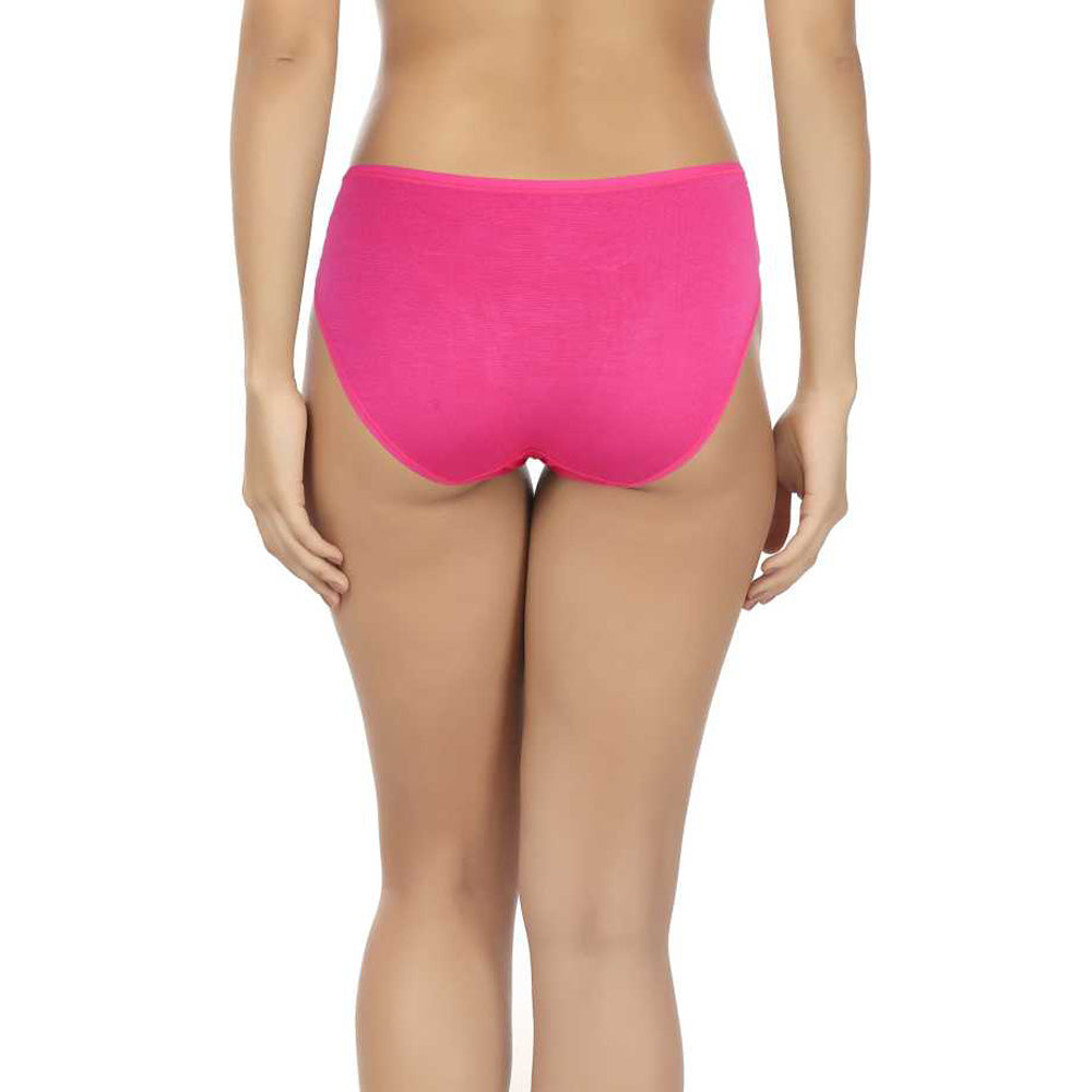 Way Beauty Organic Plus-Size Pure Magenta Cotton Panties - 2 Pack - product image 4