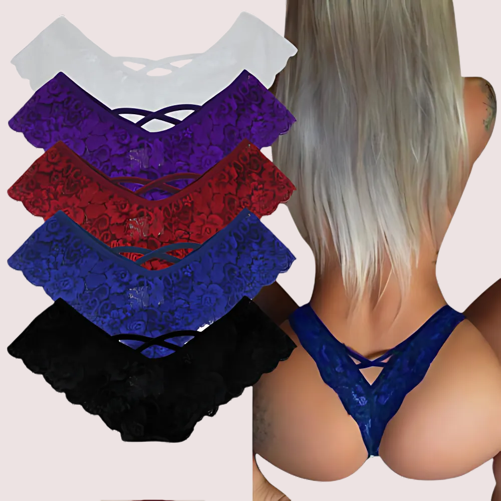 Elegant Lace Thongs Underwear - 4 Pack - product image 1
