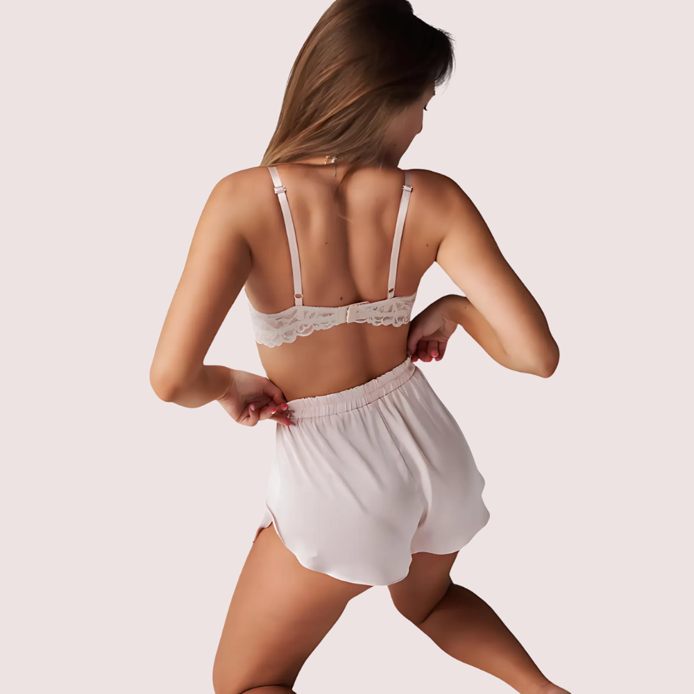 Timeless Pure Silk Bra Set For Women - product image 3