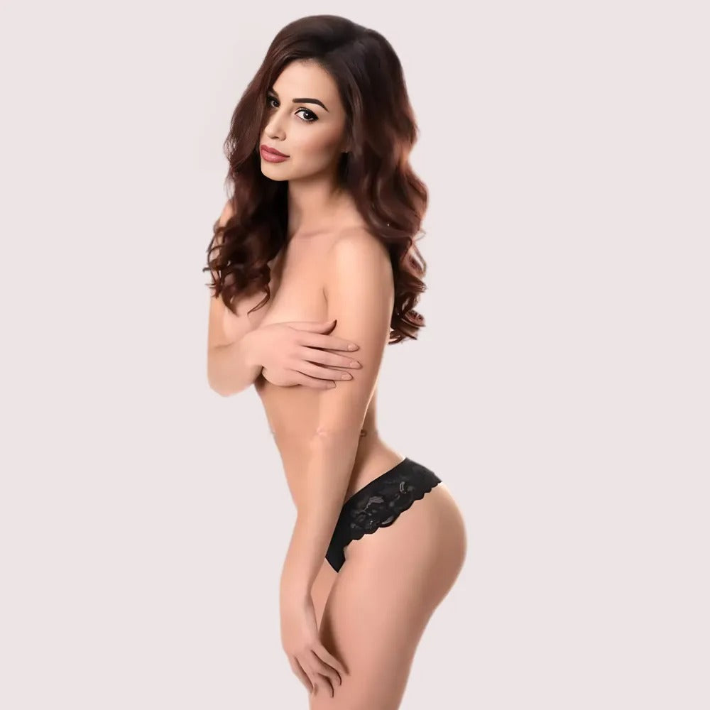 Lace Open-Crotch Thong For Intimate Moments - product image 2