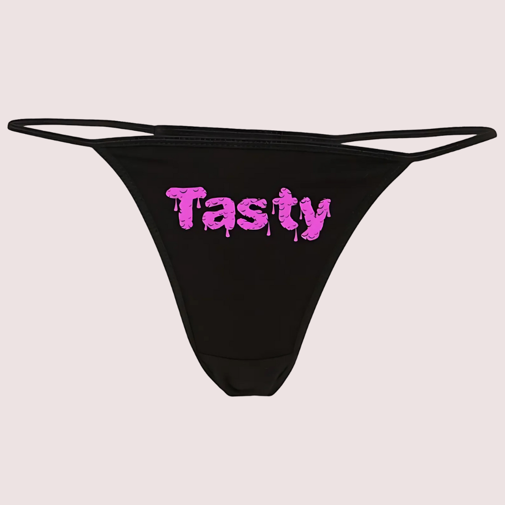 Tasty Printed G-String Thong Panty - product image 2
