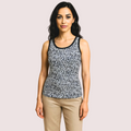 Monochrome Leopard Print Tank Top - product image 1