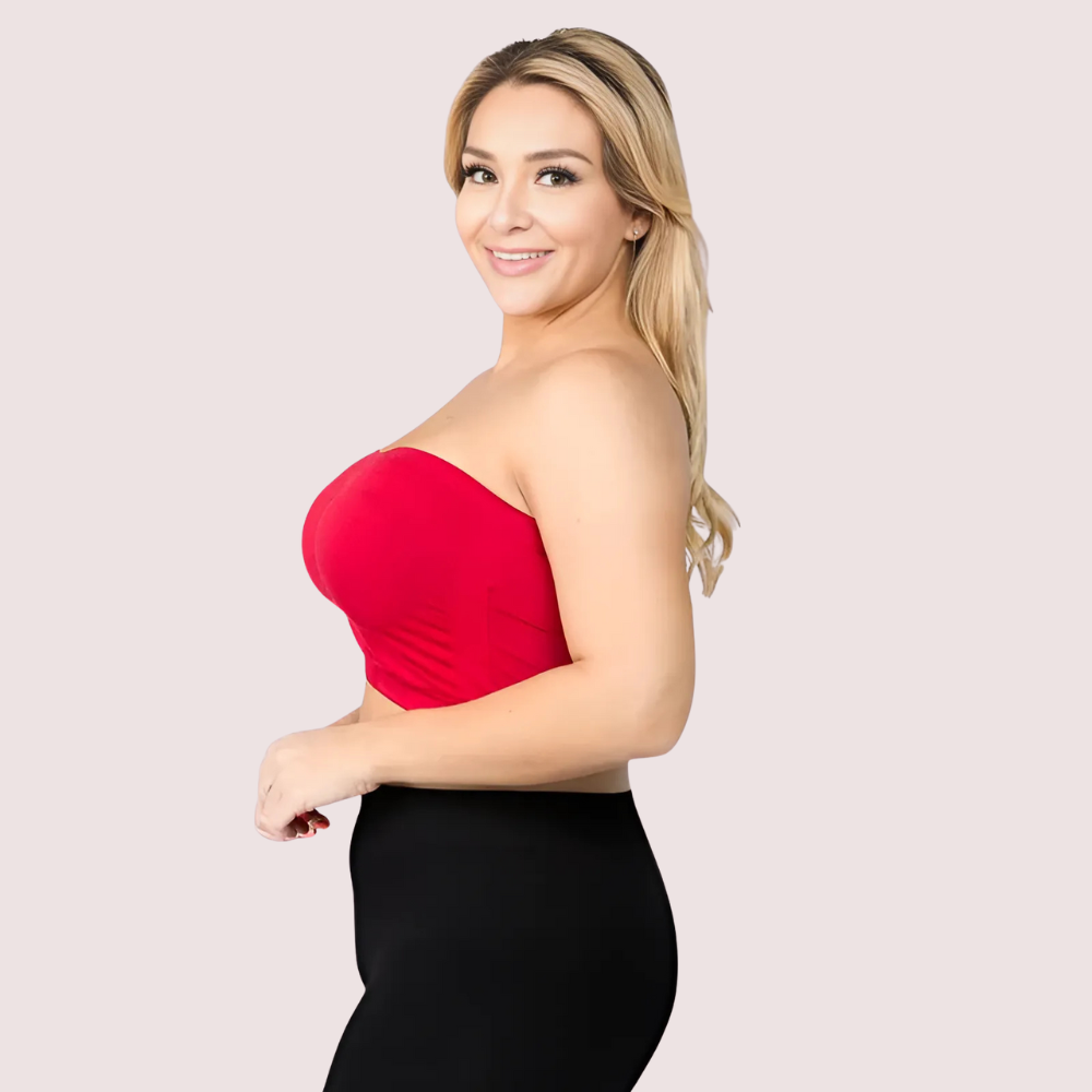 Red Hot Tube Bandeau Bra Top For Women - product image 2