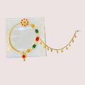 Chic Gold-Plated Nose Ring With A Minimalist Chain - product image 1