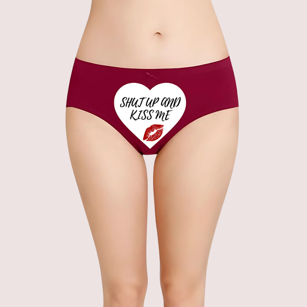 Shut Up And Kiss Me Custom Panty For Her - product image 1