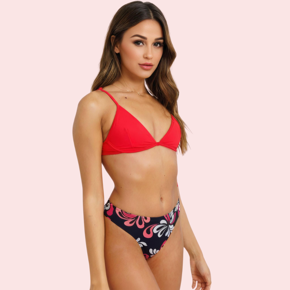 Floral Print High-Cut Bikini Bottom (Bottom Only) - product image 1