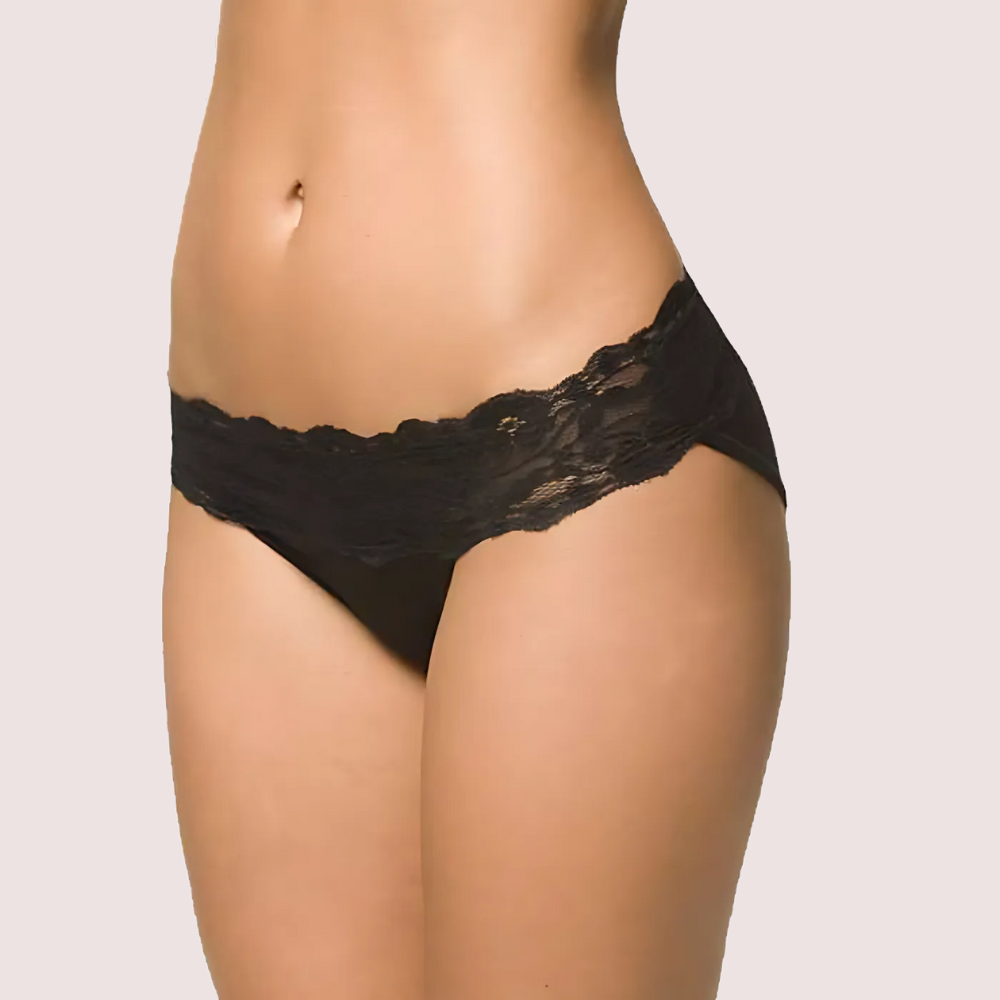 Cheeky Black Lace Transparent Panty - product image 1
