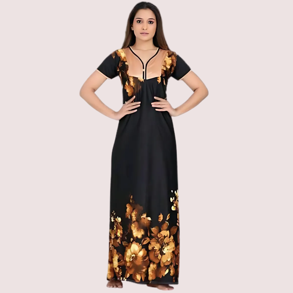Satin Maxi Nightgown For Women - product image 1