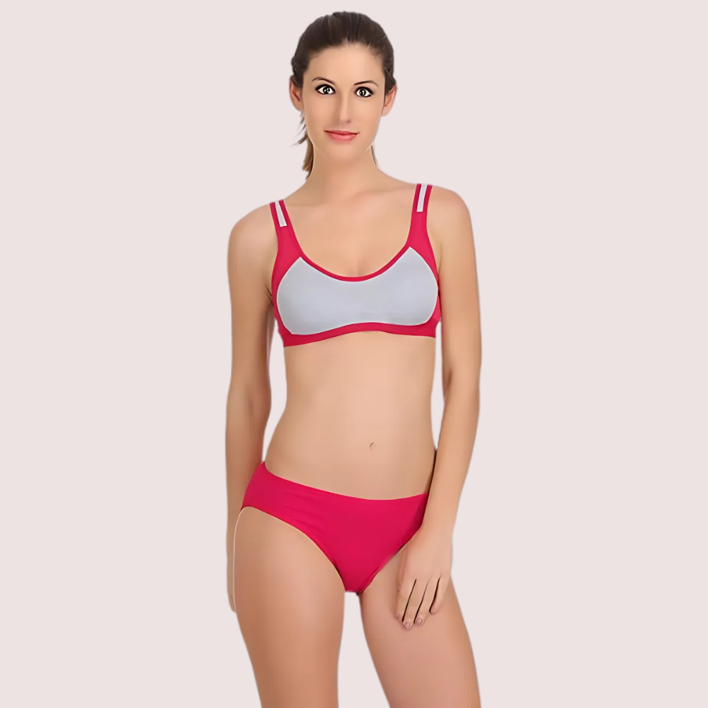 Trendy Sports Bra With Panty For Women - 2 Pack - product image 1