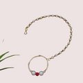 Bridal Nose Ring With Pearl Chain For Women - product image 1